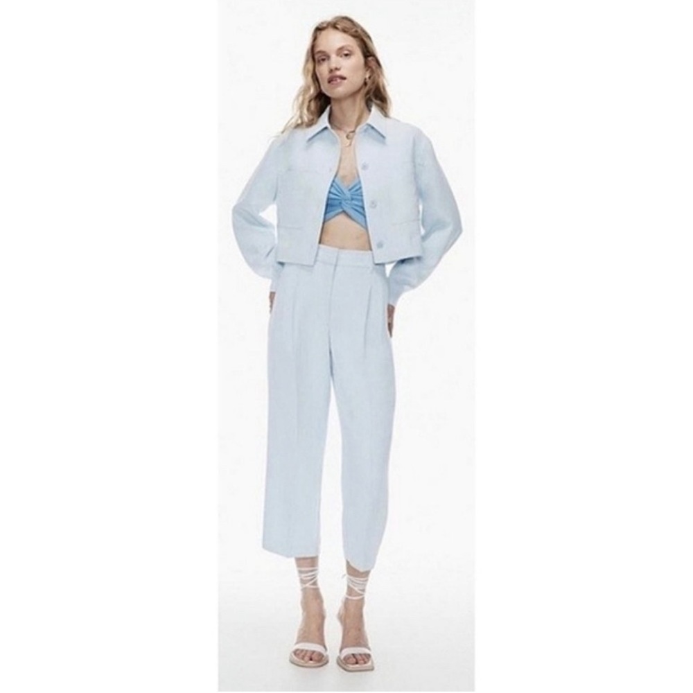 Aritzia Wilfred The Effortless new Cropped Business Casual High Waist Pant Size2